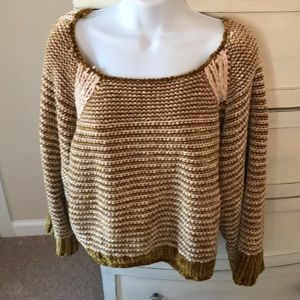 Moth (Anthropologie) cropped chenille sweater